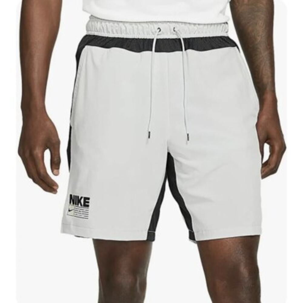 Nike‎ Dri Fit Flex Training Shorts Mens XXL Gray Drawstring Athletic Workout
